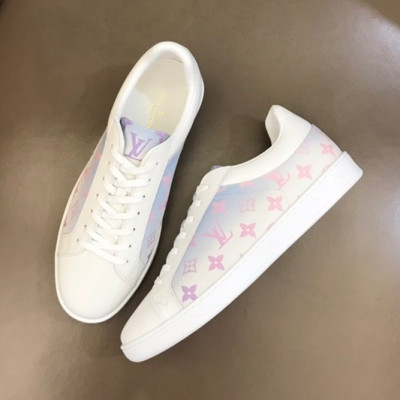 루이비통 남성 클래식 핑크 스니커즈 - Mens Pink Sneakers - lou04903x