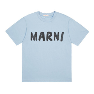 마르니 남성 클래식 블루 반팔티 - Mens Blue Tshirts - Mar007x
