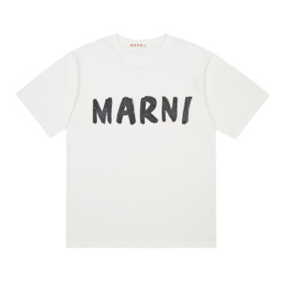 마르니 남성 클래식 아이보리 반팔티 - Mens Ivory Tshirts - Mar008x