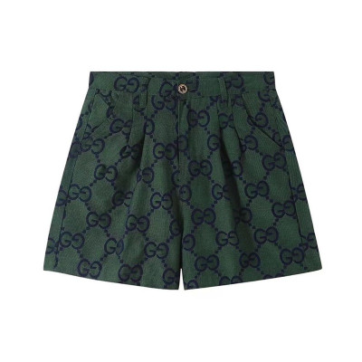 구찌 여성 캐쥬얼 그린 반바지 - Womens Green Half-pants - guc04904x