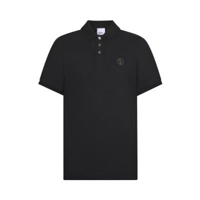 버버리 남성 블랙 폴로 반팔티 - Mens Black Tshirts - Bur04394x