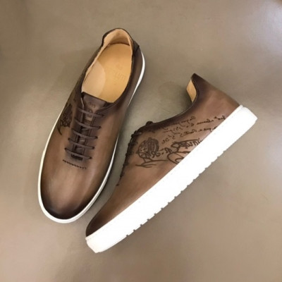 벨루티 남성  클래식 브라운 스니커즈 - Mens Brown Sneakers - ber0104x