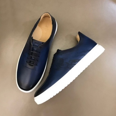 벨루티 남성  클래식 블루 스니커즈 - Mens Blue Sneakers - ber0105x