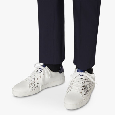 벨루티 남성  클래식 화이트 스니커즈 - Mens White Sneakers - ber0106x