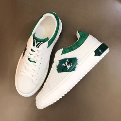 루이비통 남성 Time Out 그린 스니커즈 - Mens Green Sneakers - lou04941x