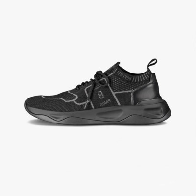 벨루티 남성 Shadou 블랙 스니커즈 - Mens Black Sneakers - ber0117x