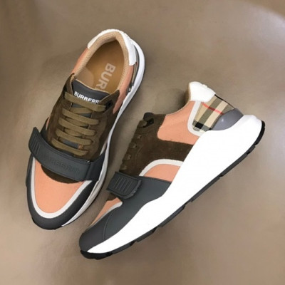 버버리 남성 벨크로 브라운 스니커즈 - Mens Brown Sneakers - bur04410x