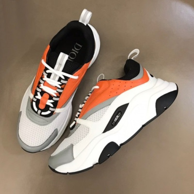 디올 남/녀 오블리크 오렌지 스니커즈 - Unisex Orange Sneakers - dio01900x