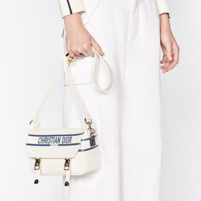 디올 여성 화이트 캠프백 - Dior Womens White Camp Bag - dio1915x