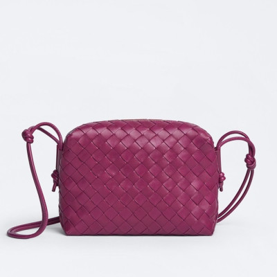 보테가베네타 여성 클래식 퍼플 숄더백 - Bottega Veneta Womens Purple Shoulder Bag - bv0364x