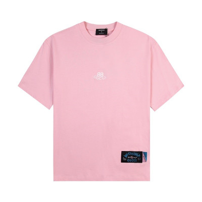 구찌 남/녀 핑크 크루넥 반팔티 - Unisex Pink Tshirts - guc04946x
