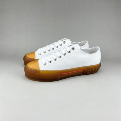 버버리 남성 트렌디 화이트 스니커즈 - Mens White Sneakers - bur04455x