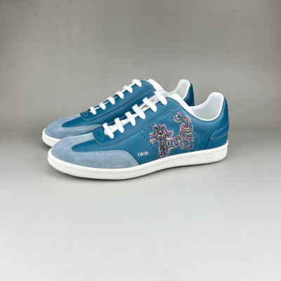 디올 남성 시그니처 블루 스니커즈 - Mens Blue Sneakers - dio01941x