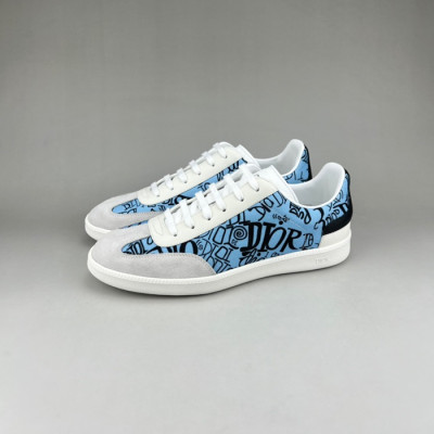 디올 남성 시그니처 블루 스니커즈 - Mens Blue Sneakers - dio01944x