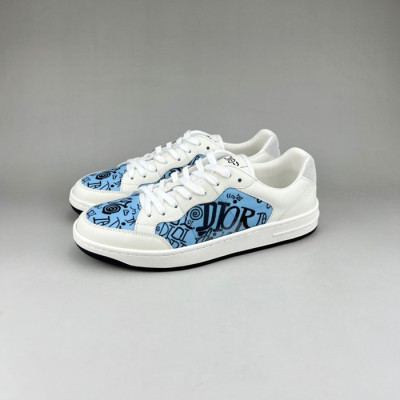 디올 남성 시그니처 블루 스니커즈 - Mens Blue Sneakers - dio01949x