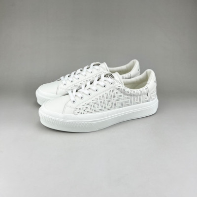 지방시 남/녀 클래식 화이트 스니커즈 - Unisex White Sneakers - giv0768x