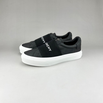 지방시 남/녀 클래식 블랙 스니커즈 - Unisex Black Sneakers - giv0769x