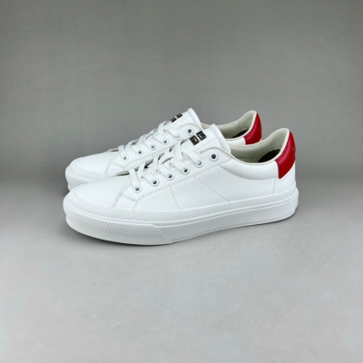 지방시 남/녀 클래식 화이트 스니커즈 - Unisex White Sneakers - giv0773x