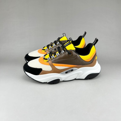 디올 남성 캐쥬얼 옐로우 스니커즈 - Mens Yellow Sneakers - dio01959x