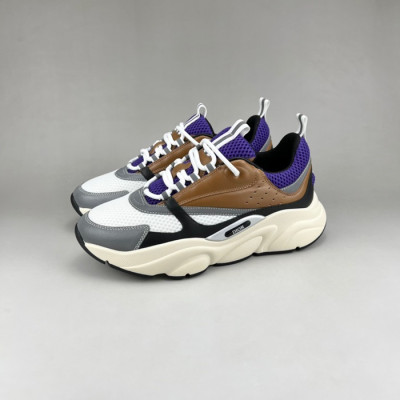 디올 남성 캐쥬얼 브라운 스니커즈 - Mens Brown Sneakers - dio01962x