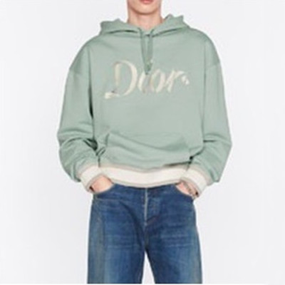 디올 남자 베이직 민트 후드티 - Dior Mens Mint Hoodie - dio1970x