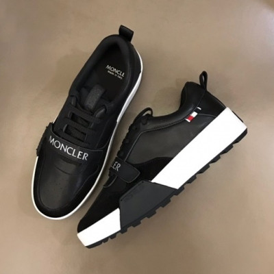 몽클레어 남성 블랙 스니커즈 - Mens Black Sneakers - moc02495x
