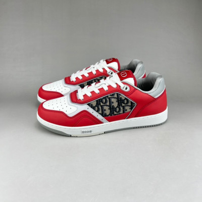 디올 남/녀 캐쥬얼 레드 스니커즈 - Unisex Red Sneakers - dio02003x
