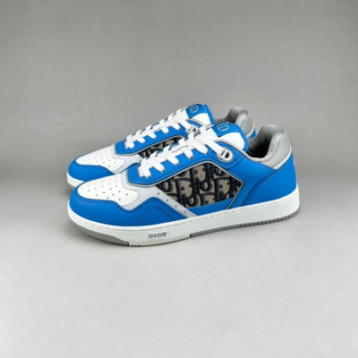 디올 남/녀 캐쥬얼 블루 스니커즈 - Unisex Blue Sneakers - dio02005x