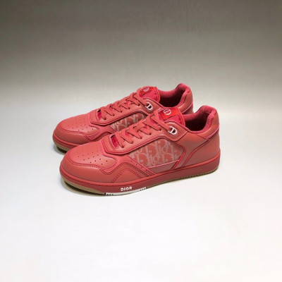 디올 남/녀 캐쥬얼 레드 스니커즈 - Unisex Red Sneakers - dio02010x