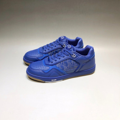 디올 남/녀 캐쥬얼 블루 스니커즈 - Unisex Blue Sneakers - dio02012x