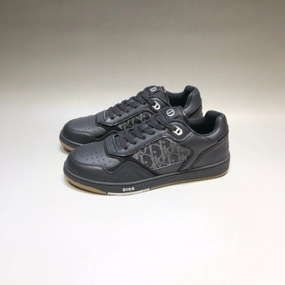 디올 남/녀 캐쥬얼 블랙 스니커즈 - Unisex Black Sneakers - dio02013x
