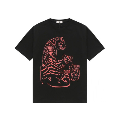 디올 남성 블랙 크루넥 반팔티 - Mens Black Tshirts - dio02024x