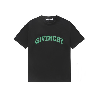 지방시 남/녀 크루넥 블랙 반팔티 - Unisex Black Tshirts - giv0816x