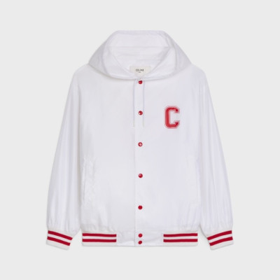 셀린느 남/녀 캐쥬얼 화이트 자켓 - Unisex White Jackets - cel0450x