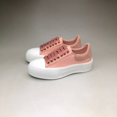 알렉산더맥퀸 남/녀 핑크 스니커즈 - Unisex  Pink Sneakers - alx0147x