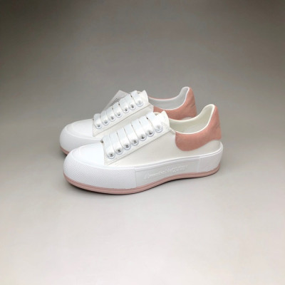 알렉산더맥퀸 남/녀 핑크 스니커즈 - Unisex  Pink Sneakers - alx0149x