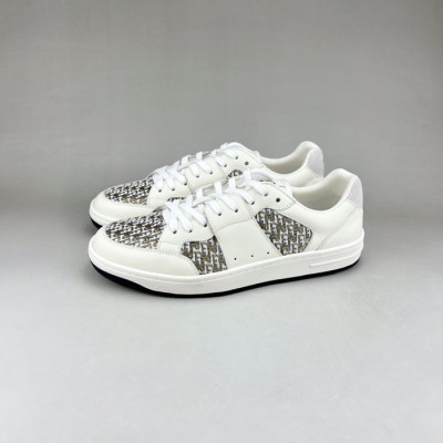 디올 남성 캐쥬얼 화이트 스니커즈 - Mens White Sneakers - dio02044x
