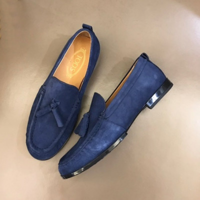 토즈 남성 네이비 테슬 로퍼 - Mens Navy Loafer - toz0281x