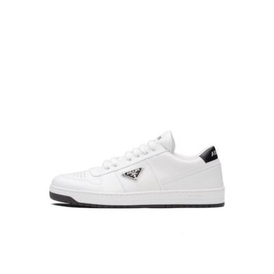 프라다 남성 클래식 화이트 스니커즈 - Mens White Sneakers - pra02782x