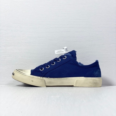 발렌시아가 남/녀 클래식 블루 스니커즈 - Unisex Blue Sneakers - bal01652x