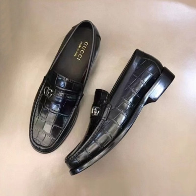 구찌 남성 로고 블랙 로퍼 - Mens Black Loafer - guc05089x