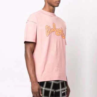팜 엔젤스 남성 핑크 크루넥 반팔티 - Mens Pink Tshirts - pam0383x