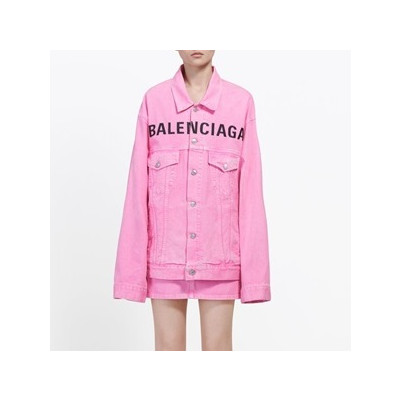 발렌시아가 여성 캐쥬얼 핑크 자켓 - Mens Pink Jackets - bal01670x