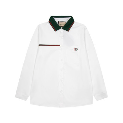 구찌 남성 트렌디 화이트 셔츠 - Mens White Tshirts - guc05096x