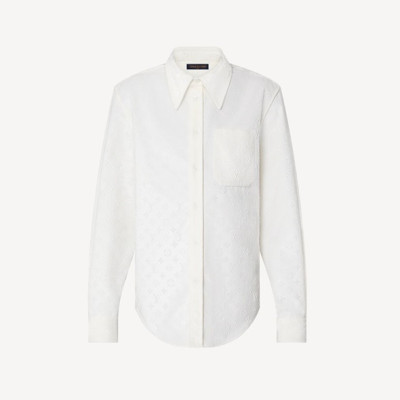 루이비통 남성 이니셜 화이트 셔츠 - Mens White Tshirts - lou05195x