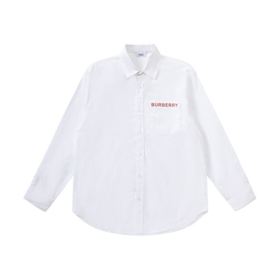 버버리 남성 클래식 화이트 셔츠 - Mens White Tshirts - bur04497x