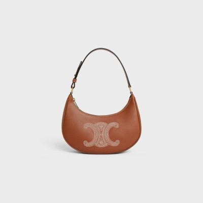 셀린느 여성 트럼펫 브라운 호보백 - Womens Brown Hobo Bag - cel0459x