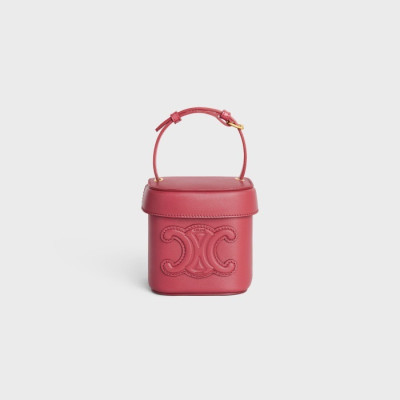 셀린느 여성 트럼펫 핑크 미니백 - Womens Pink Box Bag - cel0492x