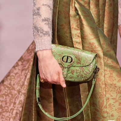 디올 여성 그린 바비백 - Dior Womens Green Bobby Bag - dio02078x