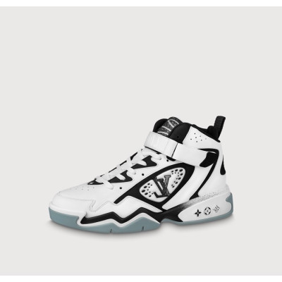 루이비통 남/녀 Trainer 화이트 스니커즈 - Unisex White Sneakers - lou05227x